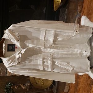 XL VINCE Camuto white jacket for spring